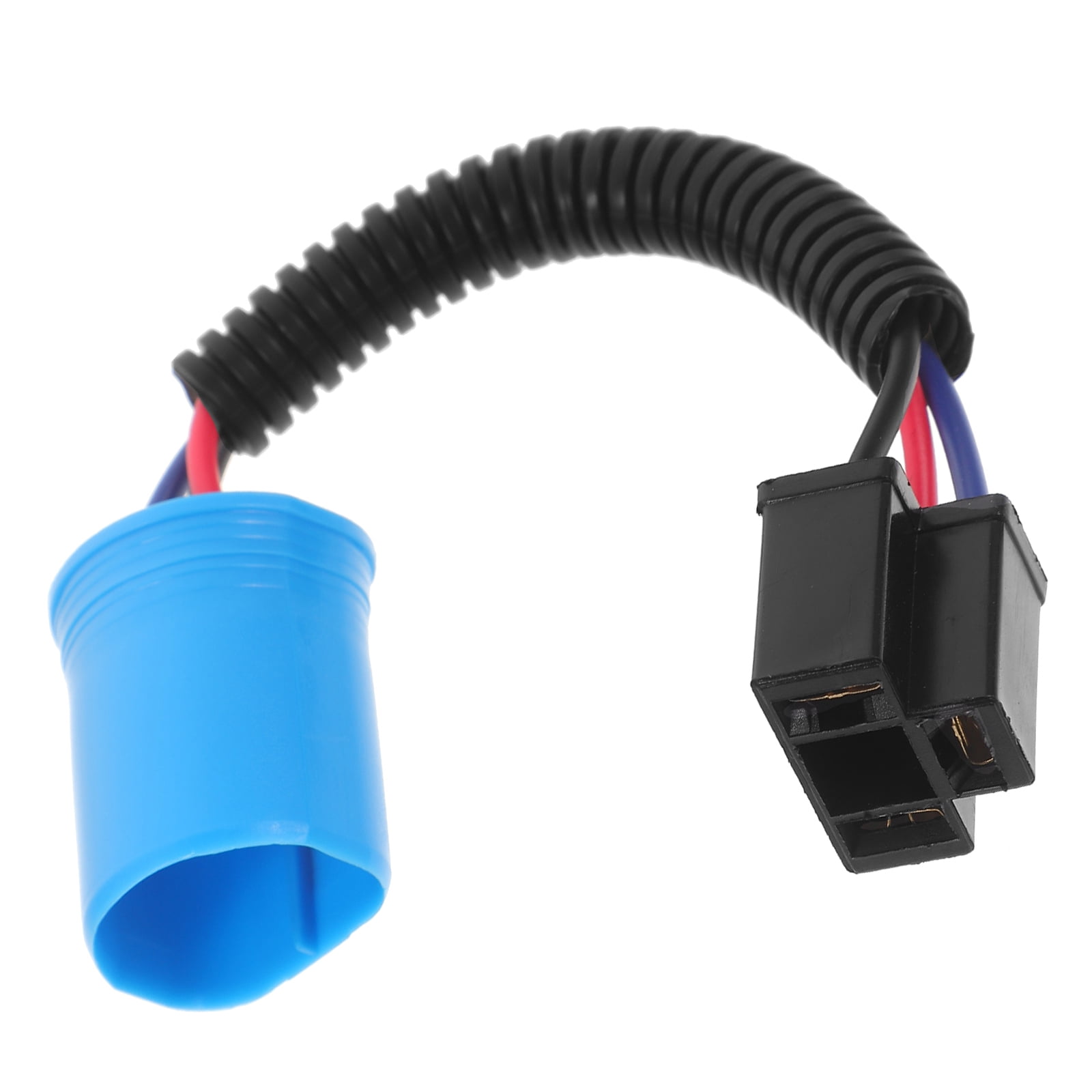 Blue Car Headlight Wiring Harness Adapter for Conversion Compatible ...