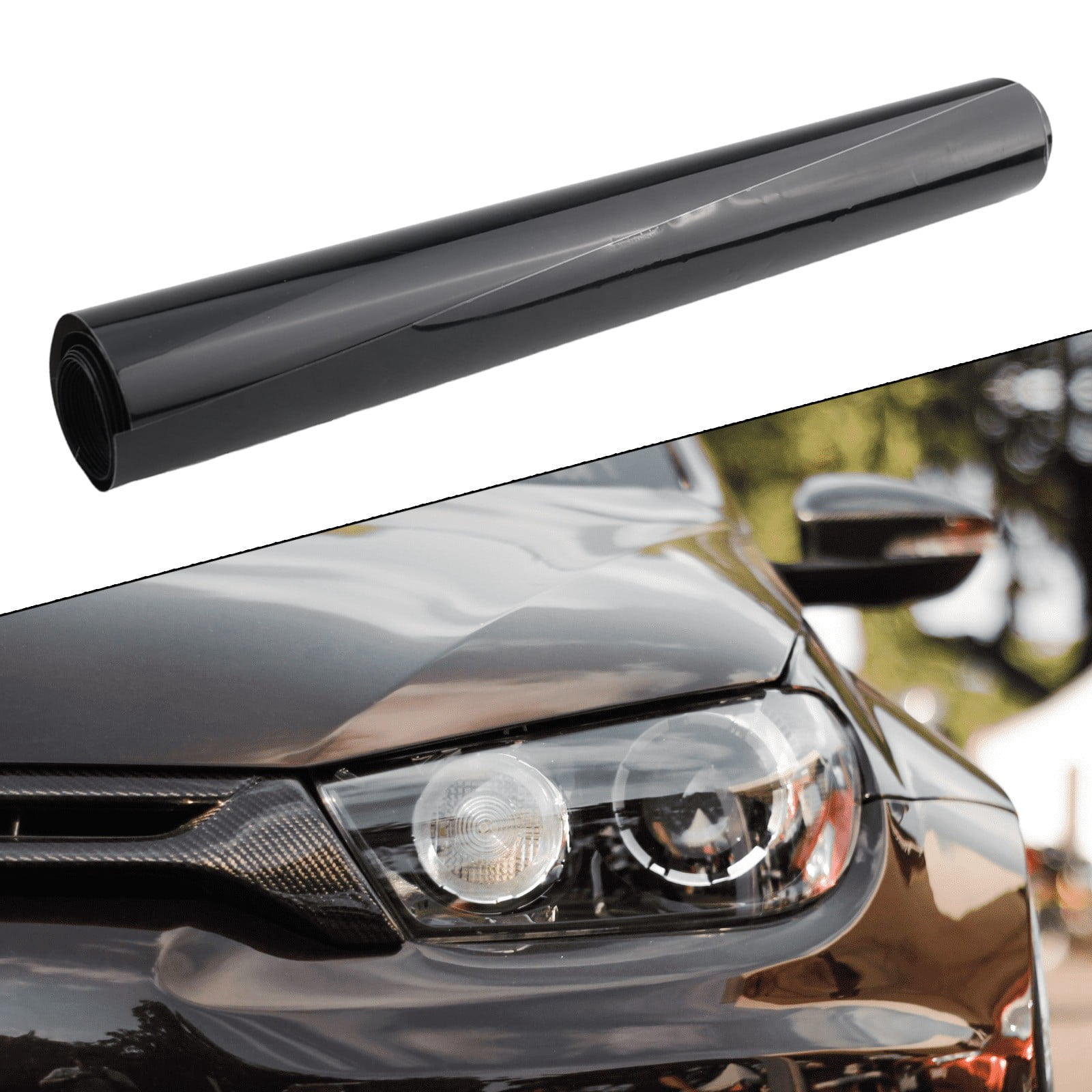 Car Light Dark Black Tint Film Vinyl Sticker Wrap Taillights Headlights ...