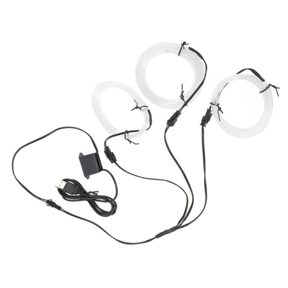 WASHWEPE Car Interior Decor Plastic Sky-Blue 1Pcs 150x1cm