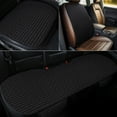 thumbnail image 1 of Car Linen Seat Cushion Set | 3-Piece Ventilated Cool Pad & Backrest | Honeycomb Mesh | Flax Durable Washable | Non-Slip Multifunctional | Fits Sedan SUV Truck | Sizes 132x59cm, 63x46cm, 60x49cm, 1 of 7