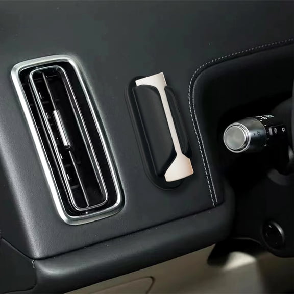 Car Lip Balm Holder, Silicone Adhesive Lipstick Organizer Rack for Vehicle Dashboard Console, Compact No-Drill Storage Shelf for Convenient Lip Care in Car and Easy Access
