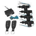 thumbnail image 1 of Car Lock Door Remote Control Keyless Entry System Locking Kit with 4 Door Lock Actuator Universal 12V, 1 of 6