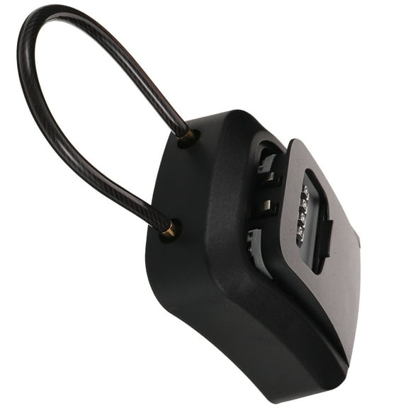 Wall Mounted Car Lockbox with Password for Spare House Keys Storage and Secure Access