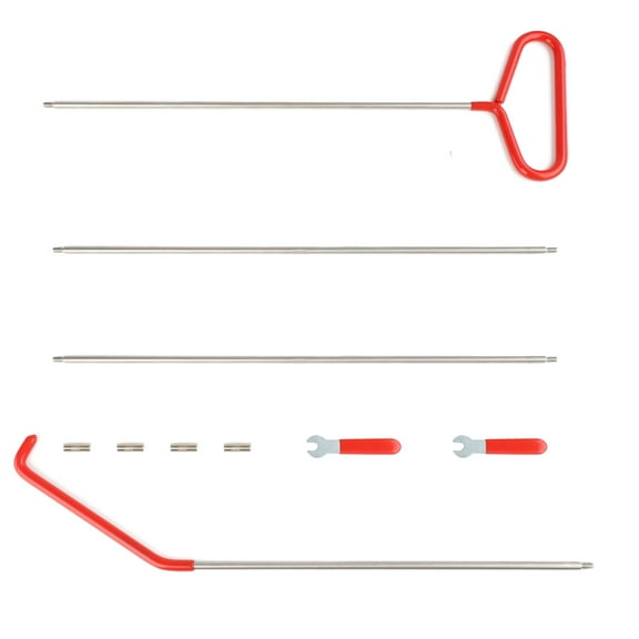 Car Long Reach Tool, 67" Multi-Function Automotive Emergency Tool, Portable Long Pin Puller Hook Kit with Adjustable Length for Vehicles, Car Repair Tool Kit Accessories