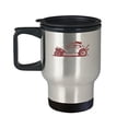 thumbnail image 1 of Car Lovers Travel Mug - 14 oz Stainless Steel Coffee Cup - Perfect Mechanic Gift, 1 of 4