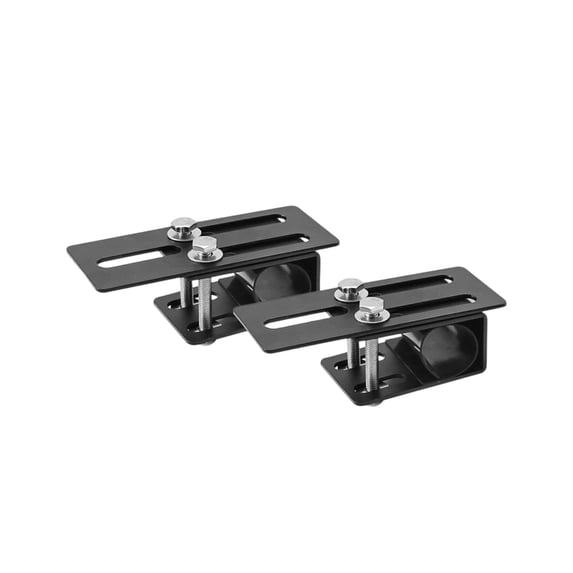Car Luggage Fixed Buckle for SUV Roof Rack, Aluminum Alloy Clip Bracket for Luggage Frame, Universal Mounting Clamp, Quick Install Vehicle Roof Rack Accessory