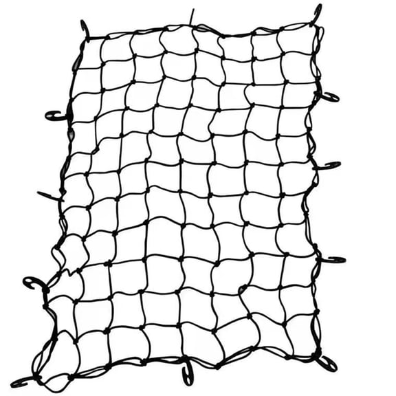 Car Luggage Rack Mesh 59X65 Inch Roof Cargo Fixed Stretch Net For Suv Truck Travel