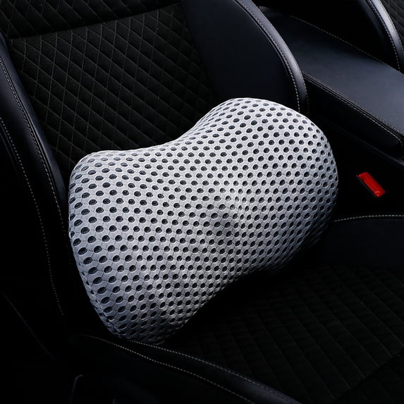 Car Lumbar Support Cushion, Memory Foam Backrest Pillow for Driving Seat, Ergonomic Lumbar Support Cushion for Lower Back Pain Relief and Comfortable Car Travel