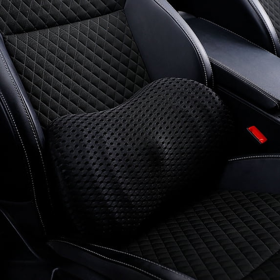 Car Lumbar Support Cushion, Memory Foam Backrest Pillow for Driving Seat, Ergonomic Lumbar Support Cushion for Lower Back Pain Relief and Comfortable Car Travel