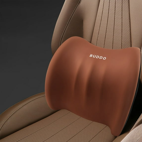 Car Lumbar Support Pillow for Office Chair, Memory Foam Back Support for Driving Fatigue Back Pain Relief, Back Pillow for Car Seat, Office Chair, Gaming Chair, Truck Seat