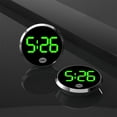 thumbnail image 1 of Car Luminous LED Digital Clock Type Electronic Clocks Stick-On Mini Watch Vehicle W6B3 Accessories Cars Car Supplies, 1 of 7
