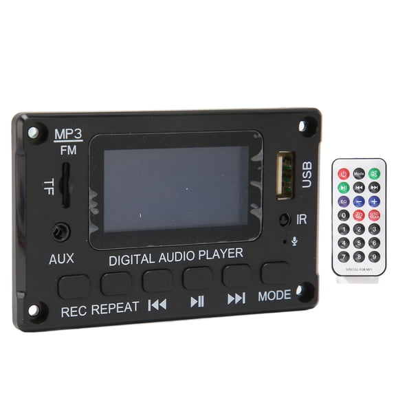 Car MP3 Bluetooth Decoding Board LCD Screen Audio Player Module (7.87 x 5.12 in / 20 x 13 cm)