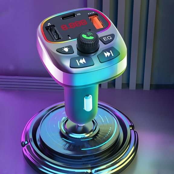 Car MP3 Player Bluetooth under $5! Yrmaups MP3 Player for Car, USB Flash Drive Player, QC3.0 Fast Charging Car Bluetooth, Voltage Monitoring Car Adapter, Universal Car MP3 Bluetooth Receiver