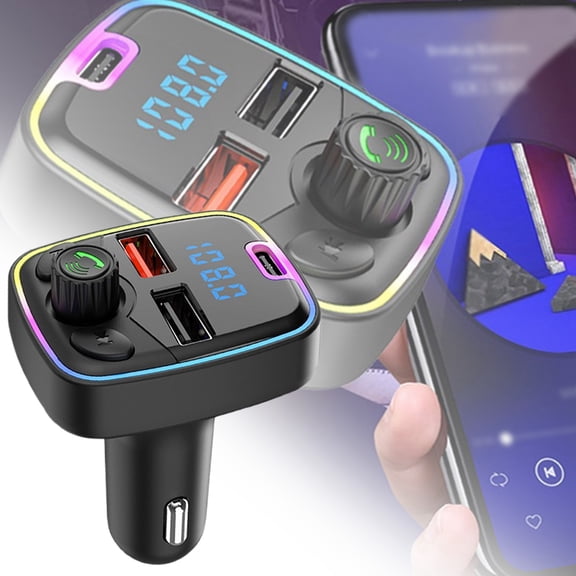 Car MP3 Player With USB Port & FM Small Cool Stickers for Adults Z Roadster Wireless Receiver Audio Adapter Long Range Km18 Pro Plug for Car for Laptop Wireless Audio Receiver for Music Hk009