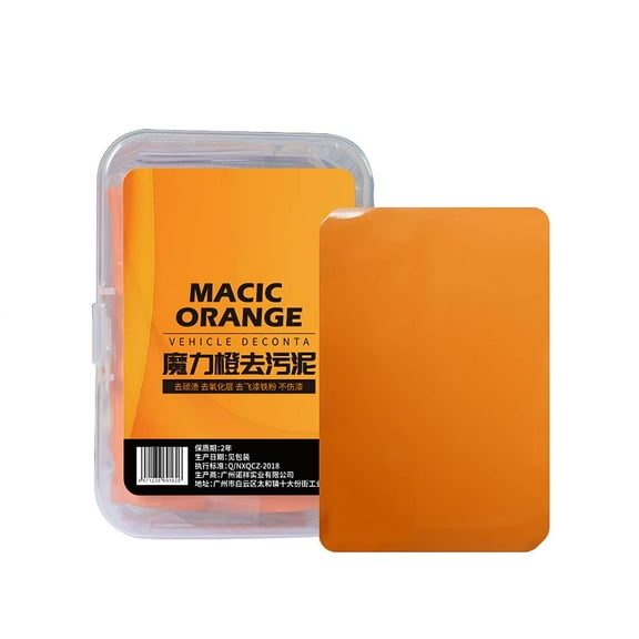 Car Magic Clay Bar, Premium Detailing Cleaning Mud Dirt Remover with Storage Box, Auto Care Accessory