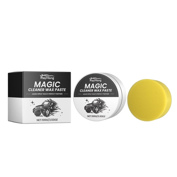 Car Magic Cleaning and Polishing Paste, Scratch Repair, Paint Care, Anti-Fouling, 100g
