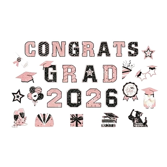 Car Magnets, 2026 Graduation, Have 30 Pieces, Suitable for Graduation Season Car Decoration