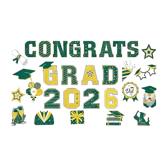 Car Magnets, 2026 Graduation, Suitable for Graduation Celebration, Have 30 Pieces Grad Decor Magnets