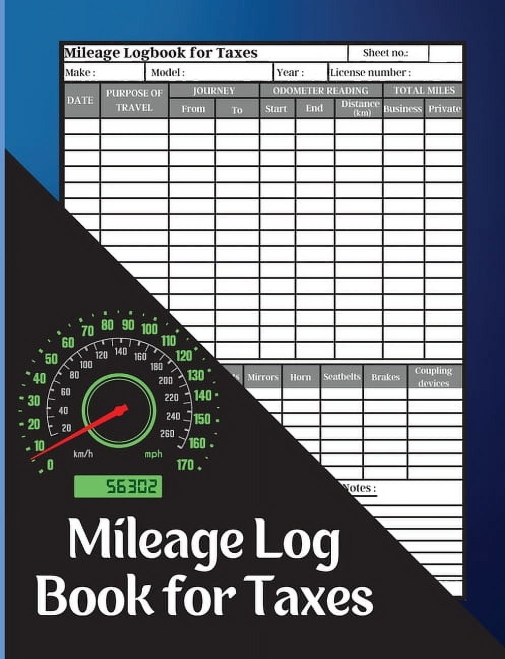 Car Maintenance Log Book: A Complete Vehicle Maintenance & Mileage Log Book Automotive Service Record Book. Oil Chan, (Paperback)