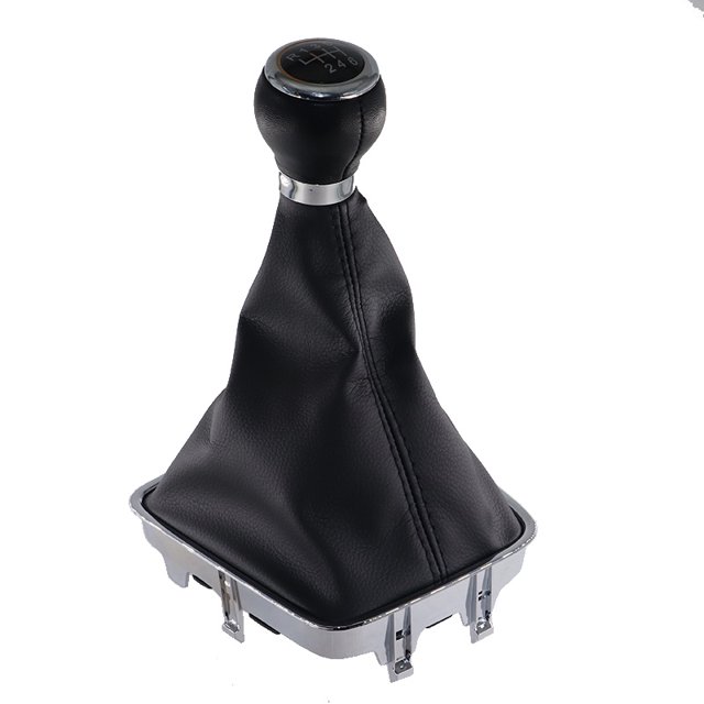 Car Manual 5 /6 Speed Gear Shift Knob With Black Boot Cover Gaitor