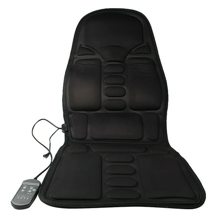 Car Massage Cushion with Heating System for Full Back and Neck Relaxation on Long Drives Universal Fit for All Vehicles Comfortable Ergonomic Design