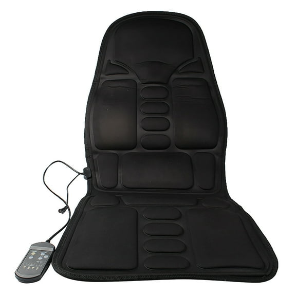 Car Massage Cushion with Heating System for Full Back and Neck Relaxation on Long Drives Universal Fit for All Vehicles Comfortable Ergonomic Design