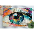 thumbnail image 1 of Car Mat Rugs, Eye Rug, Modern Rugs, Abstract Eye Rug, Modern Rug, Area Rug, Modern Rug, Colorful Rug, Office Decor Rugs, Dining Room Rug, 3.3'x9.2' - 100x280 cm, 1 of 8