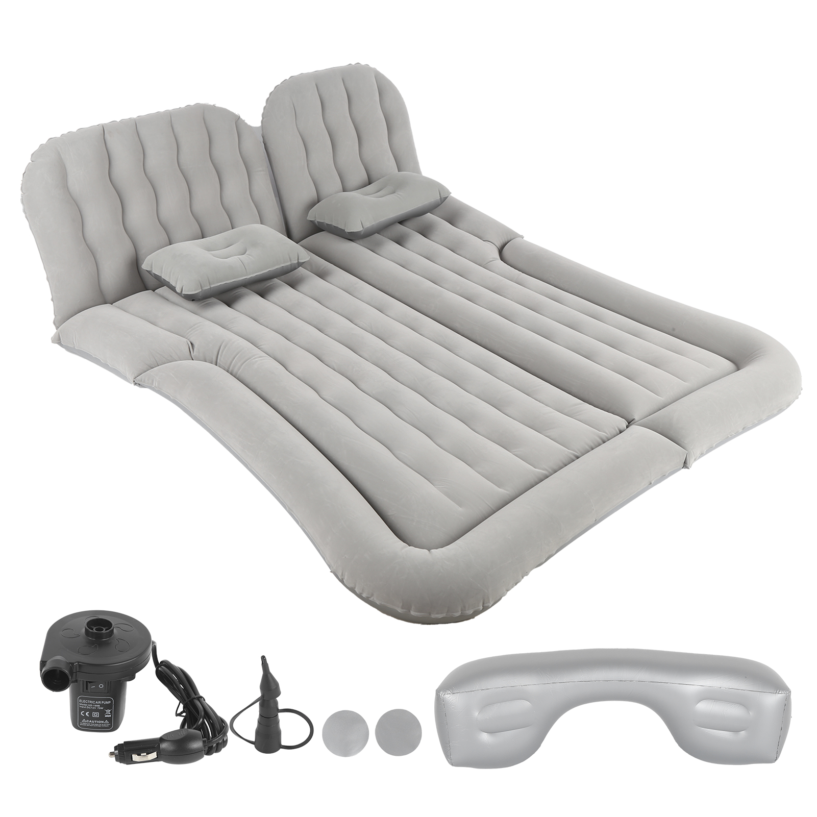 Car Mattress, Suv Air Mattress Durable Comfortable Flocking And PVC Surface With Electric Pump For Camping For RV For Outdoor Lawn