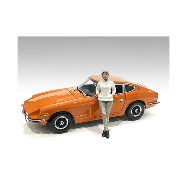 Hand-Painted Resin Car Meet Figurine for 1/24 Scale Models