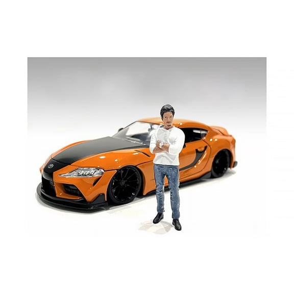 "Car Meet 3" Figure 8 for 1 18 Scale Models by American Diorama