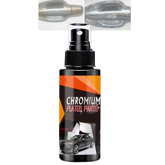 Car Metal Chrome Polish & Cleaner, Gentle Scratch-Free Rust Polish, Rust Remover for Cars, Trim & Household Shine Restorer