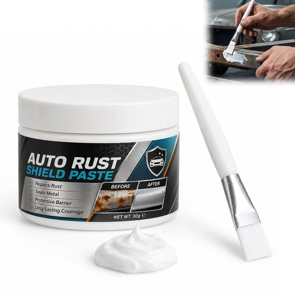 Car Metal Rust Repair Paste, Auto Rust Shield Paste, White Metal Protection, Repairs & Seals Metal (1PC)