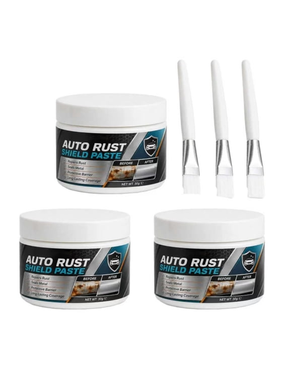 Car Metal Rust Repair Paste, Auto Rust Shield Paste for Chassis, Wheel Arches, Door Seams and Metal Surface of Cars
