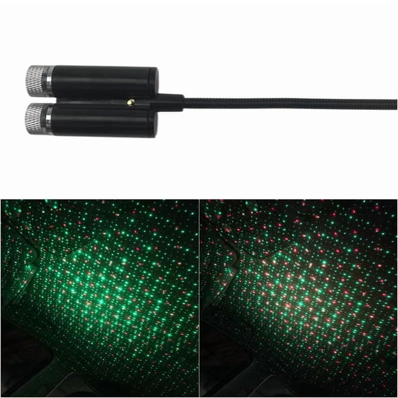 Car Mini Projector Lamp, Car USB Atmosphere Lights LED Car Roof Star Night Light Car Roof Lights Interior Car Lights