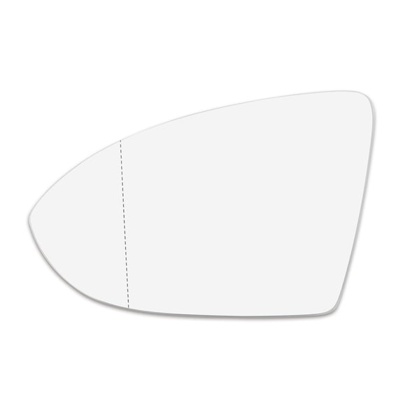 Car Mirror Glass Heated with Backing Plate Driver Side LH for Volkswagen Golf MK7