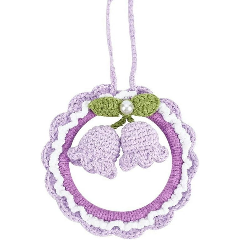 Crochet Lily of the Valley Key Chain Bag Ornament 