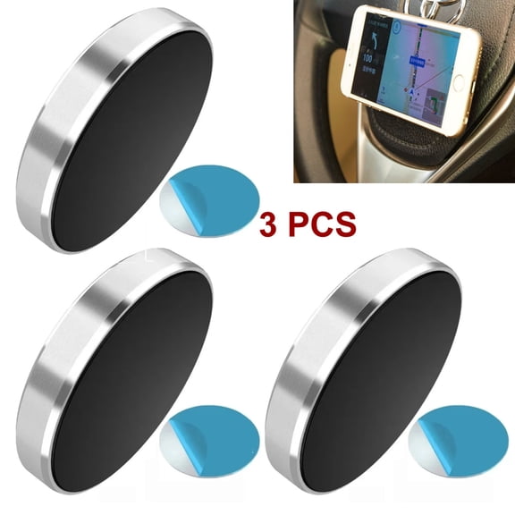 Car Mobile Phone Support Holder Cellphone Magnet Mount, 3 Pack