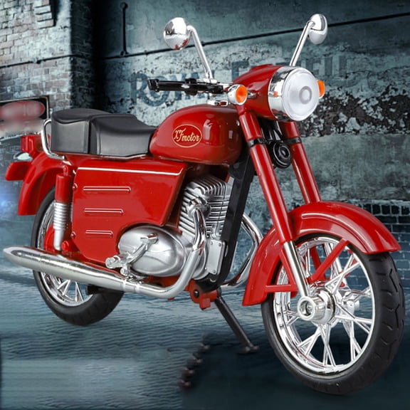 Car Model 1 80s Motorcycle Model Classic Collectible Ornament For Home Present For Men Motorcycle Enthusiasts And Lovers Green