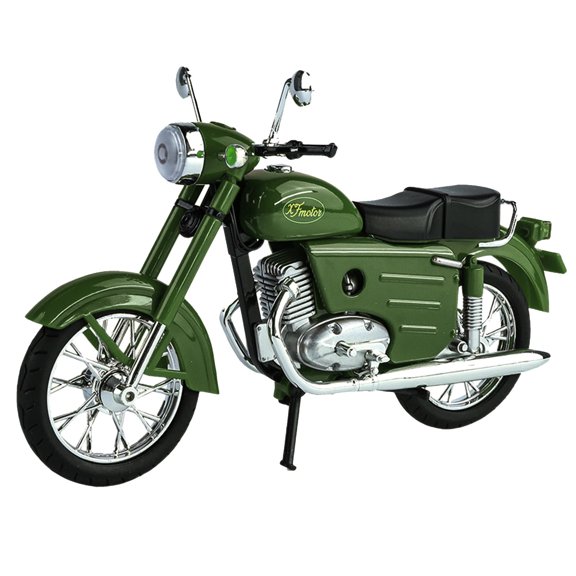 Car Model 1980s Motorrad -, 6.89x2.76x4.13 inch, Green