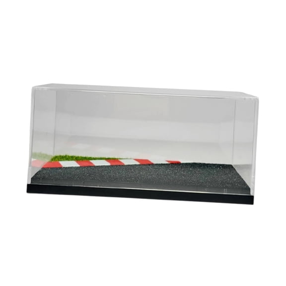 Car Model Display Case Diecast Car Diorama Parking Lot Acrylic Dustproof Cover for Collectors Desk Display