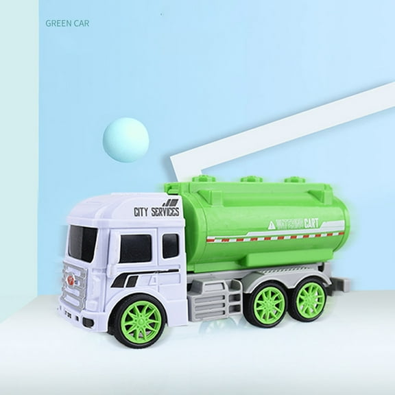 Car Model Garbage Truck Toys for Boys Three-Piece Sanitation Vehicle Set Ideal for Toddler Engagement Educational Play for Kids Ages 1 to 3