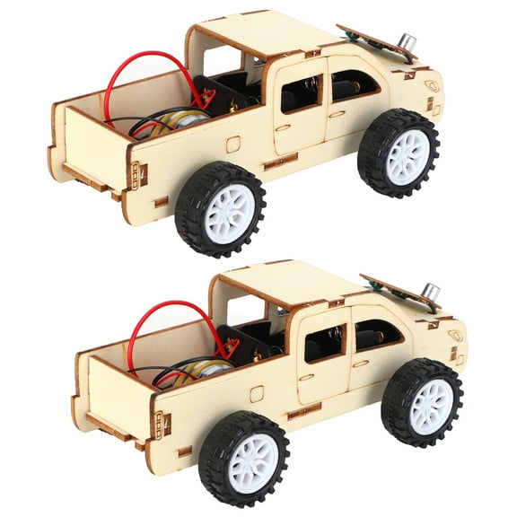 Car Model Kits To Build,  Carpentry Construction Wood Voice Controlled Vehicle Woodworking Building Kit, For Kids And Adults Children  Toy