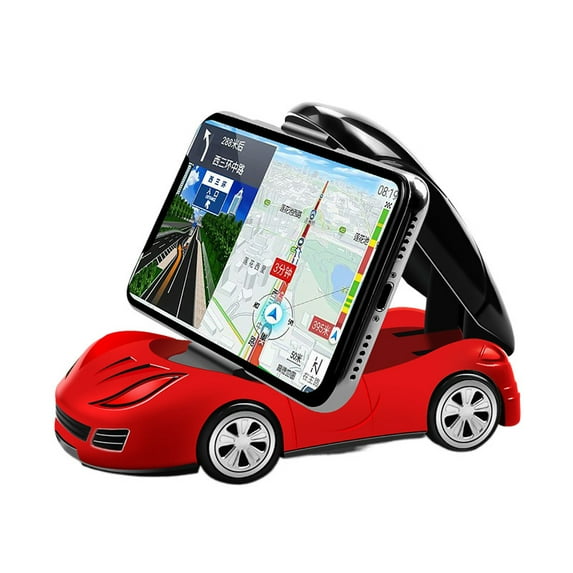 Car Model Phone Stand Bracket Foldable Car Dashboard Phone Holder 360° Rotation Universal Mobile Phone Holder Mount Car Accessories Cute Christmas Ornament Gifts