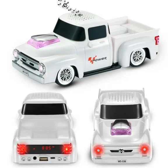 Car Model Speaker with USB TF Card AUX FM Radio TWS Pairing Indoor Outdoor Party Gift Stereo Bluetooth Multi-function Desktop TikTokShopBlackFriday