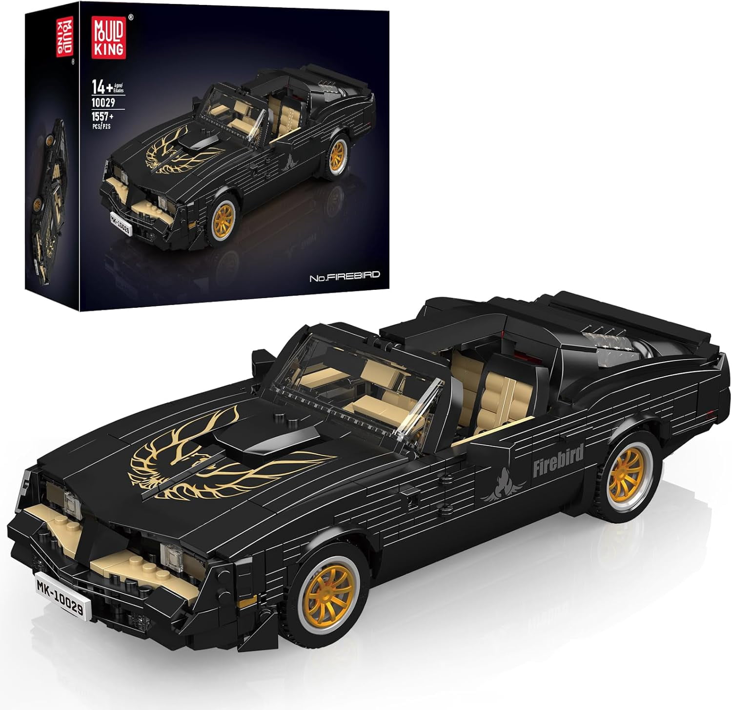 Car Model Toys MOC Bricks Collectible Sportscar Building Blocks, Racing Car Building Kits for Adult, Static Version 1,557 Pieces