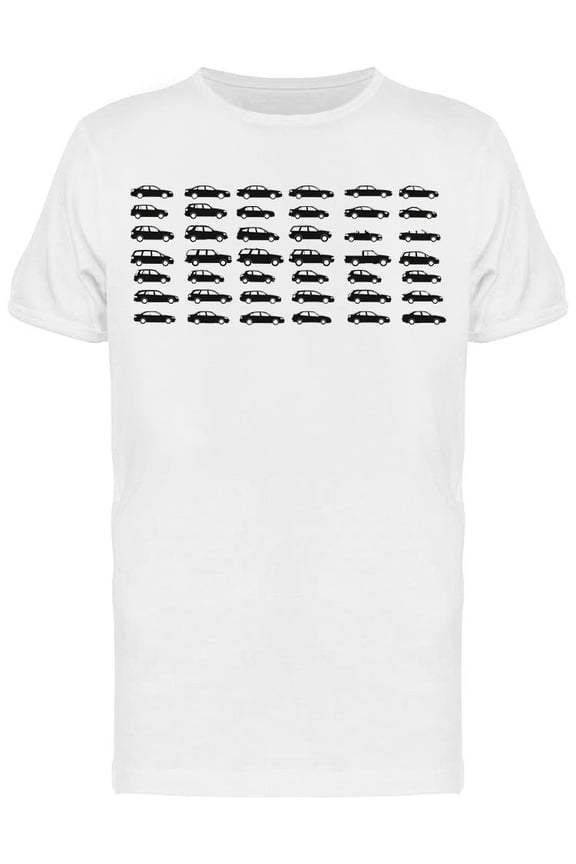 Car Models Vintage Design T-Shirt Men -Image by Shutterstock, Male Large