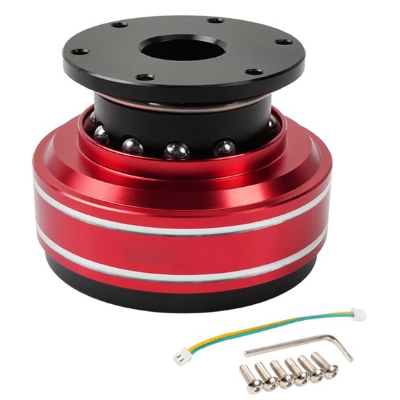 Car Modification Accessory 70mm Steering Wheel Quick Release Hub+ 6-Hole Quick Release for Racing Game Simulators