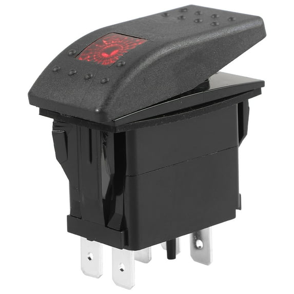 Car Boat Automotive Toggle Switch 5 Pin 2 Position Rocker Type 1 Piece