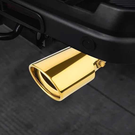 Car Modified Exhaust Pipe,Stainless Steel Tailpipe Cover,Decorative Exhaust Tip,Automotive Rear Upgrade,Universal Vehicle Exhaust Accessory,Corrosion Resistant,Easy Install Sporty Design