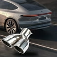 thumbnail image 1 of Car Modified Exhaust Pipe Tailpipe Cover, Stainless Steel Exhaust Tip Decoration, Sporty Rear Styling Upgrade, Rust Resistant Durable Exhaust Accessory, Easy Install Automotive Tailpipe, 1 of 5